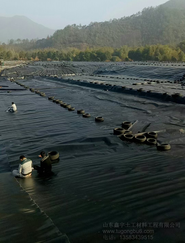 安徽医疗垃圾临时覆盖 新国标HDPE土工膜显功绩